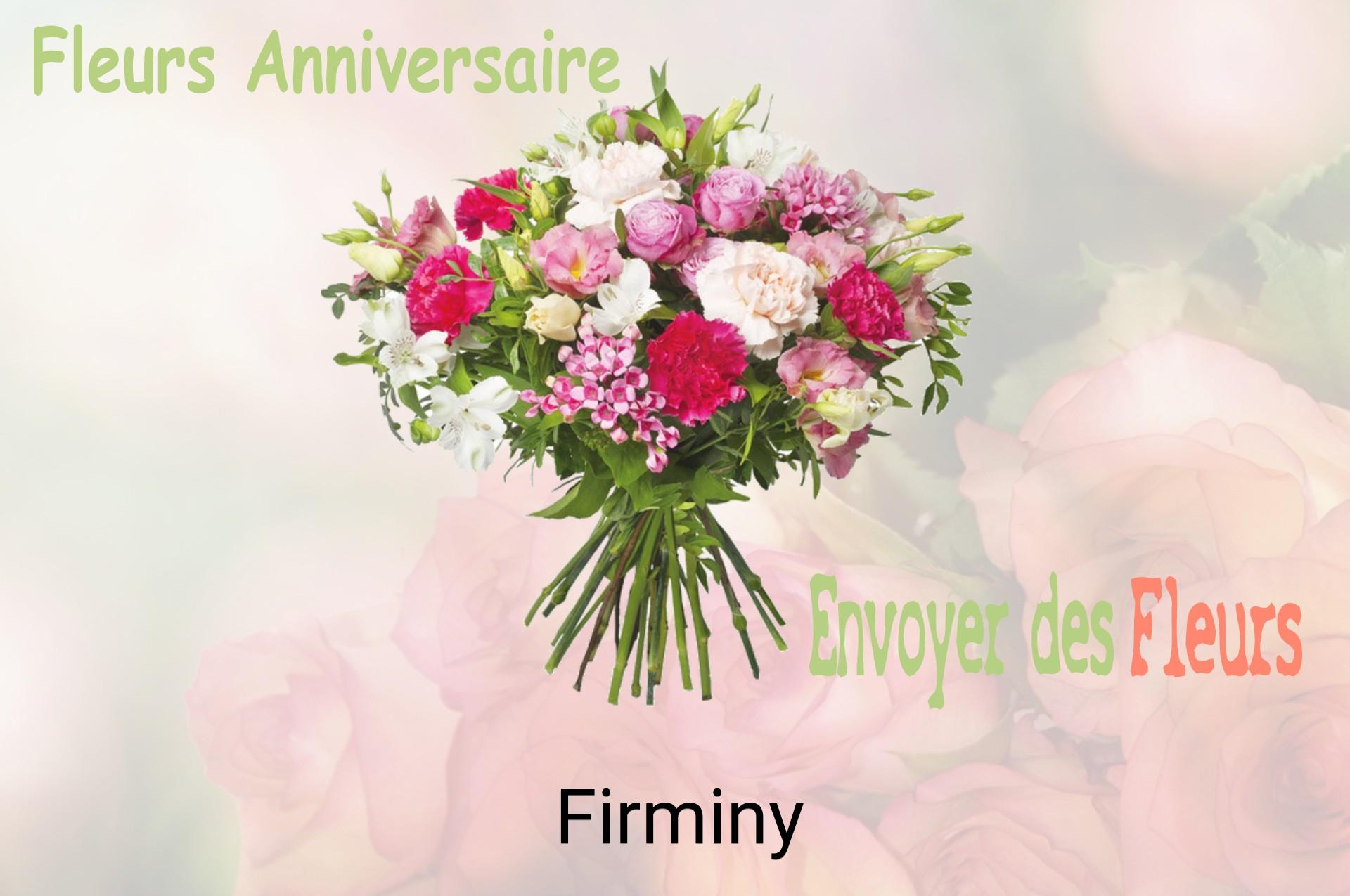 Bouquet de fleurs d’anniversaire livré à Firminy