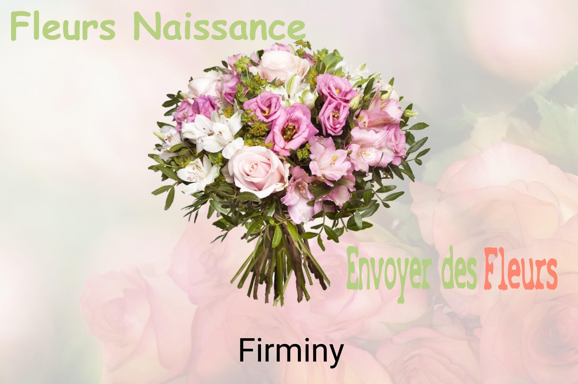 Bouquet de fleurs de naissance livré à Firminy